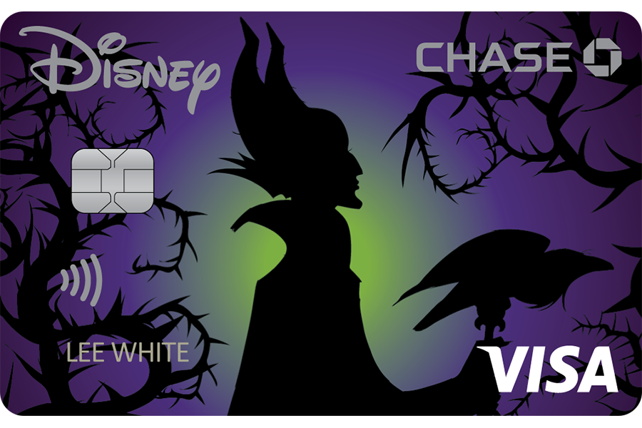 Disney Rewards VISA® Cards from CHASE with Maleficient Classic design