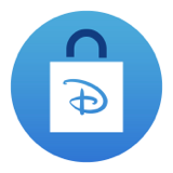 Shopping bag with Disney logo