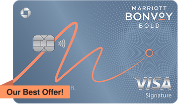 MARRIOTT BONVOY BOLD Credit Card. Contactless icon. VISA Signature. Our best offer.