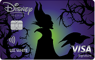 Disney VISA® Cards from CHASE with Maleficent design