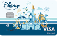 Disney VISA® Cards from CHASE with retro Castle design