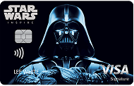 STAR WARS VISA® Cards from CHASE with Darth Vader design