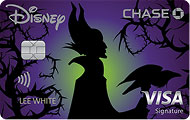 Disney VISA® Cards from CHASE with Maleficent design