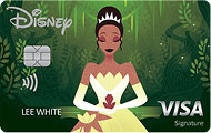 Disney VISA® Cards from CHASE with Tiana design