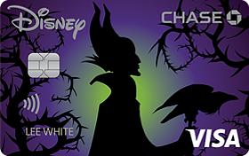 Disney Rewards VISA® Cards from CHASE with Maleficent design
